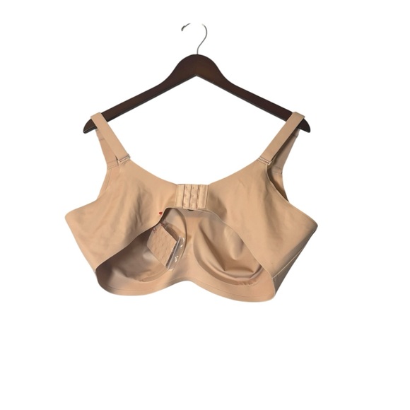 Comfelie Zero Gravity Sculpt Plunge Mesh Bra In Nude Beige Size 3XL - Picture 8 of 8